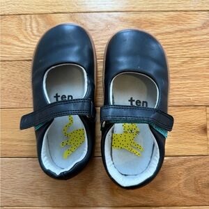 Ten Little Black Kids Dress Shoes